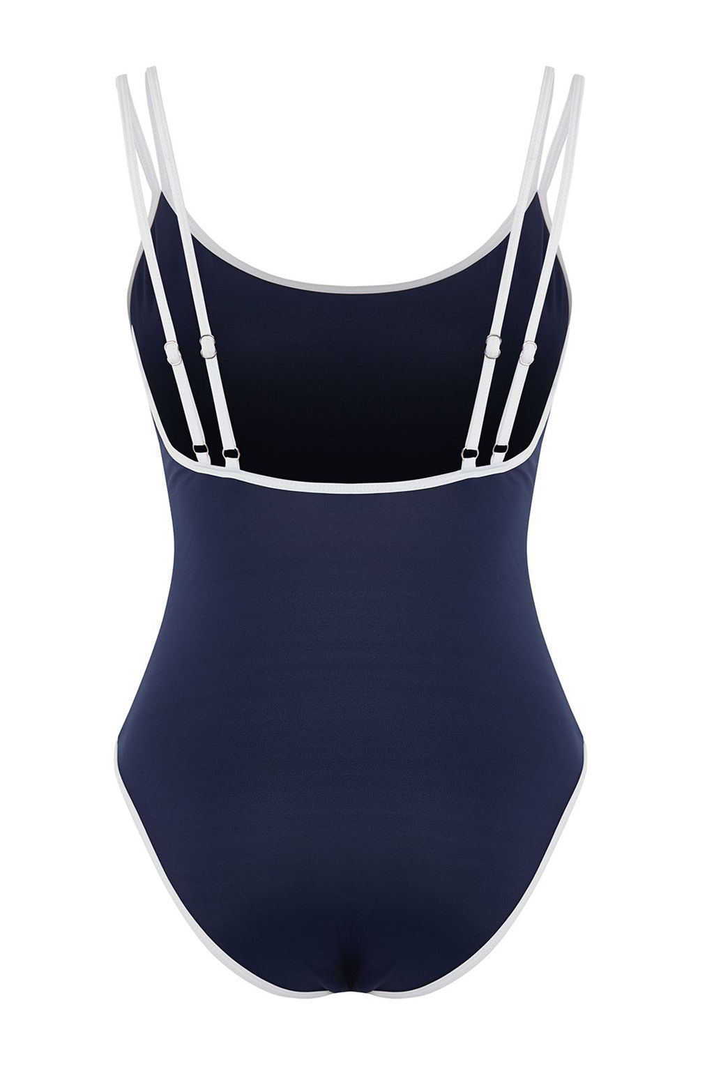 TRENDYOLMILLA Lacivert U yaka Biyeli Regular Mayo TBESS25MA00002 фото 8