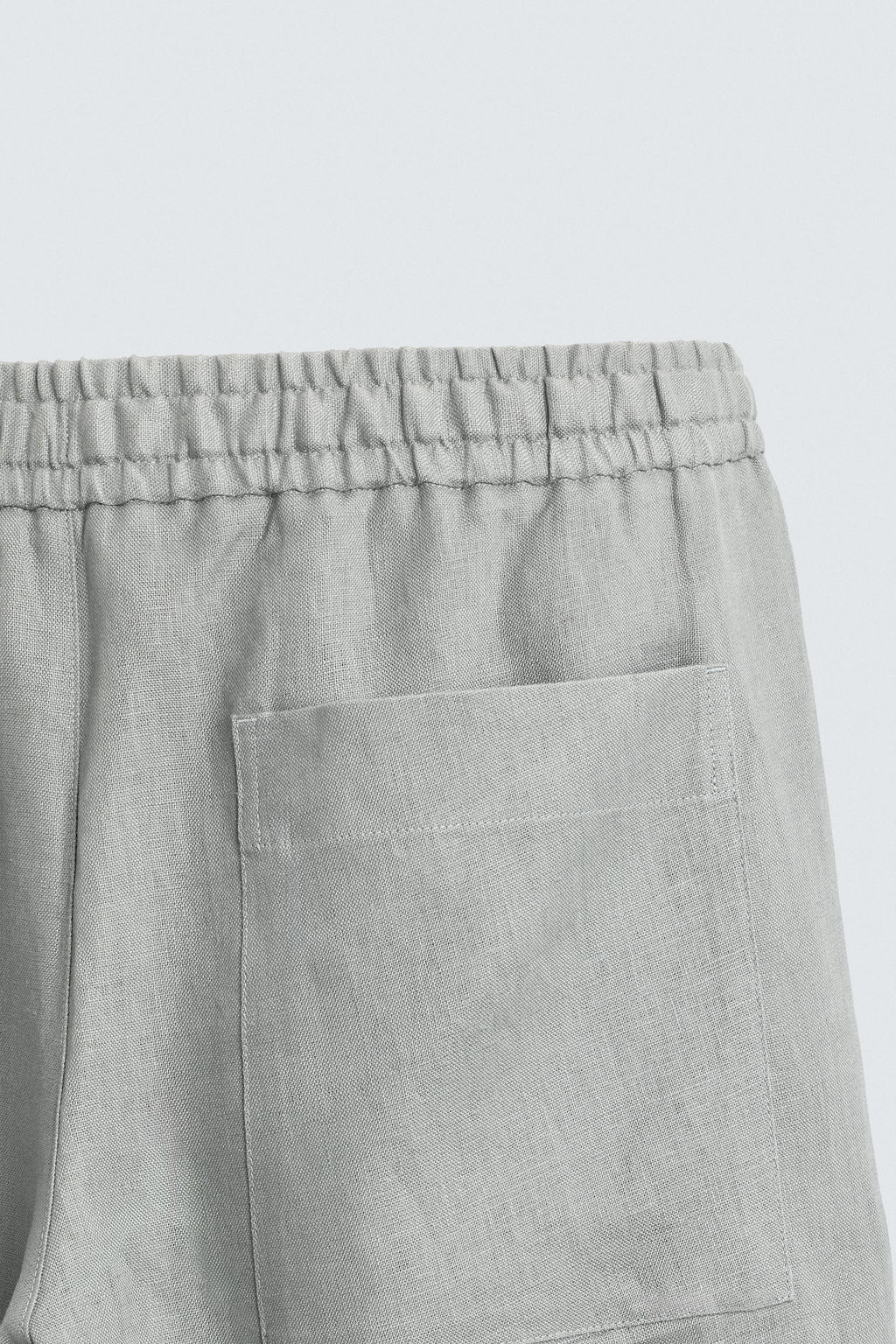 PANTAL?N RELAXED FIT 100% LINO / Marr?n / Topo