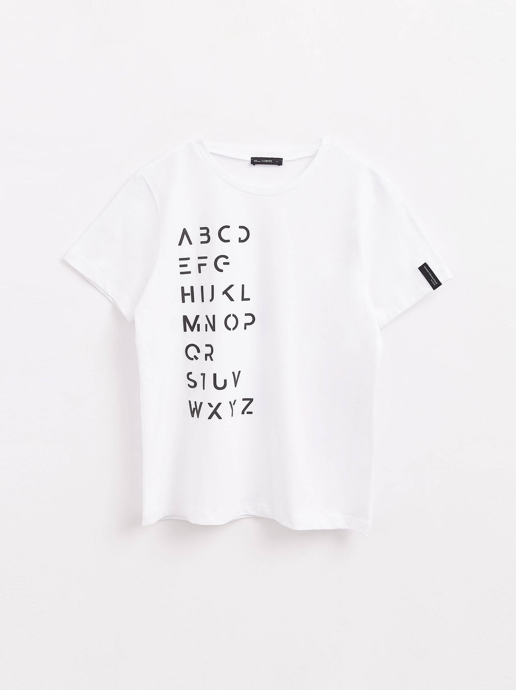 CONTE Футболка из хлопка Alphabet LD 1660 white
