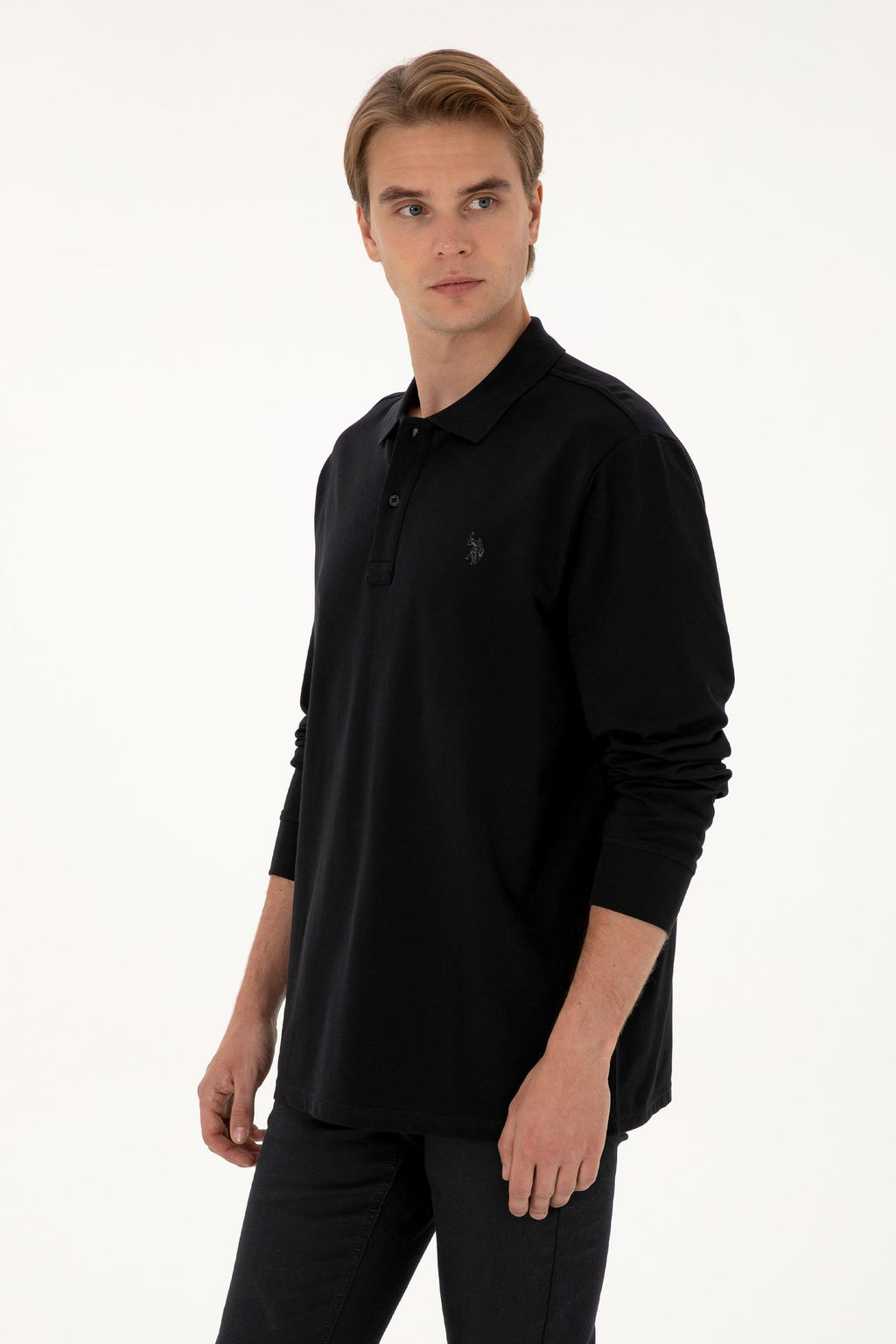 Erkek Siyah Basic Sweatshirt Sepette S_rpriz _ndirim - U.s. polo assn фото 3