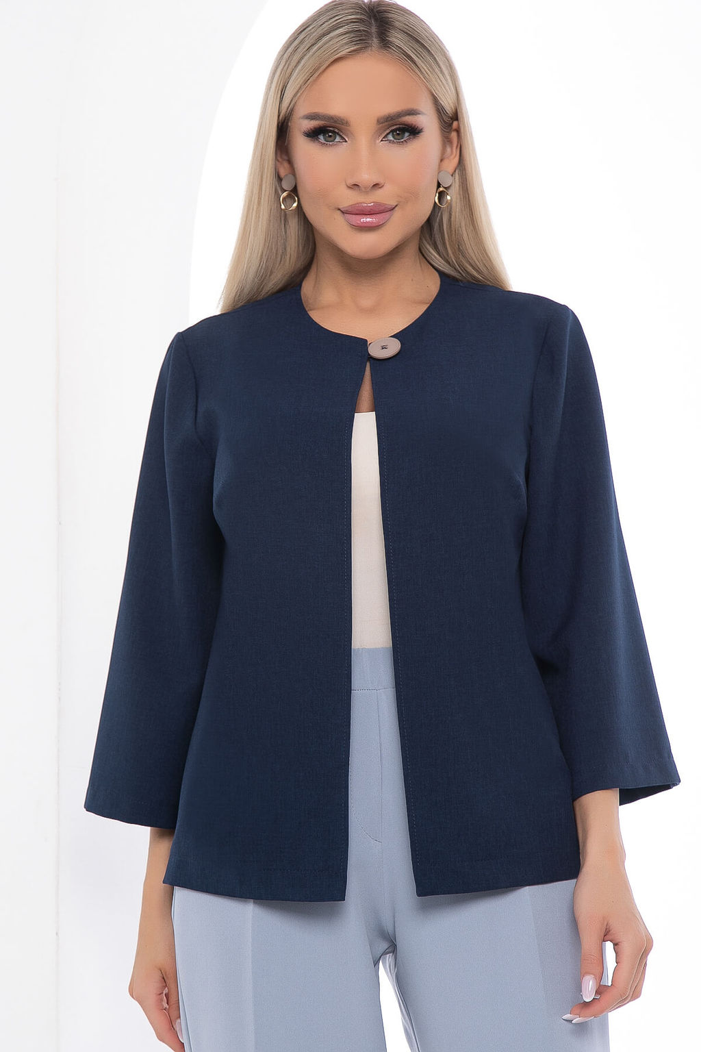 Жакет Паулита (синий) Б8764 - Lt collection фото 6