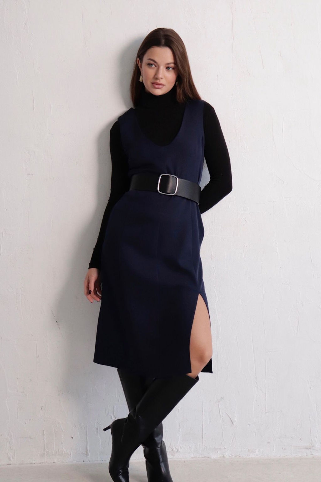 Сарафан базовый с разрезом - Martichelli фото 36