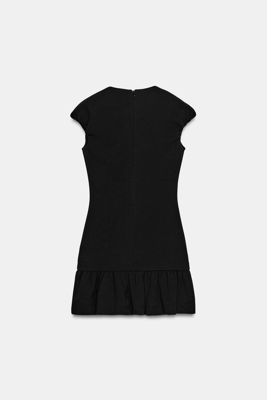 RUFFLED HEM MINI DRESS - Zara фото 11