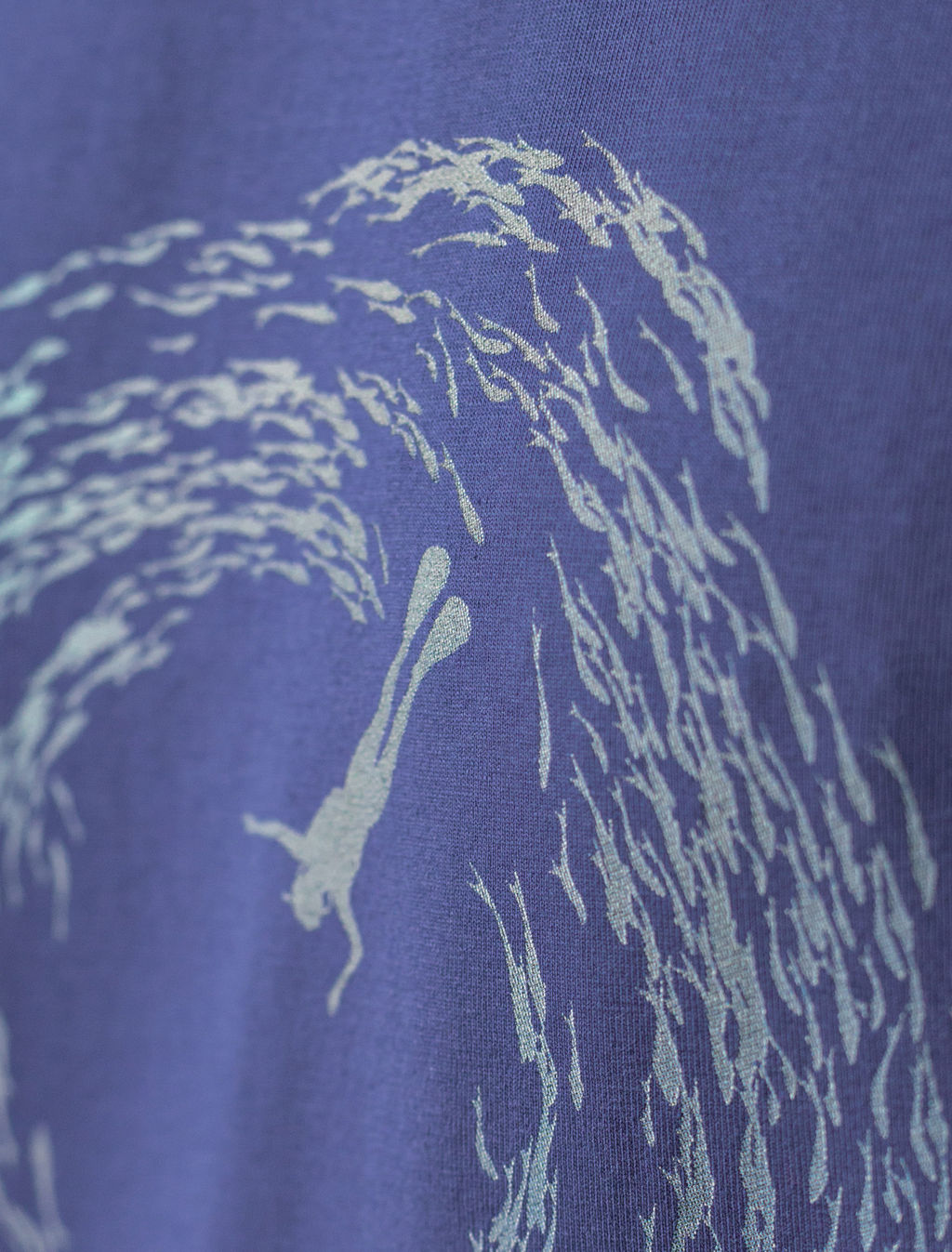 Футболка из премиального хлопка с авторским принтом - Vilatte фото 2