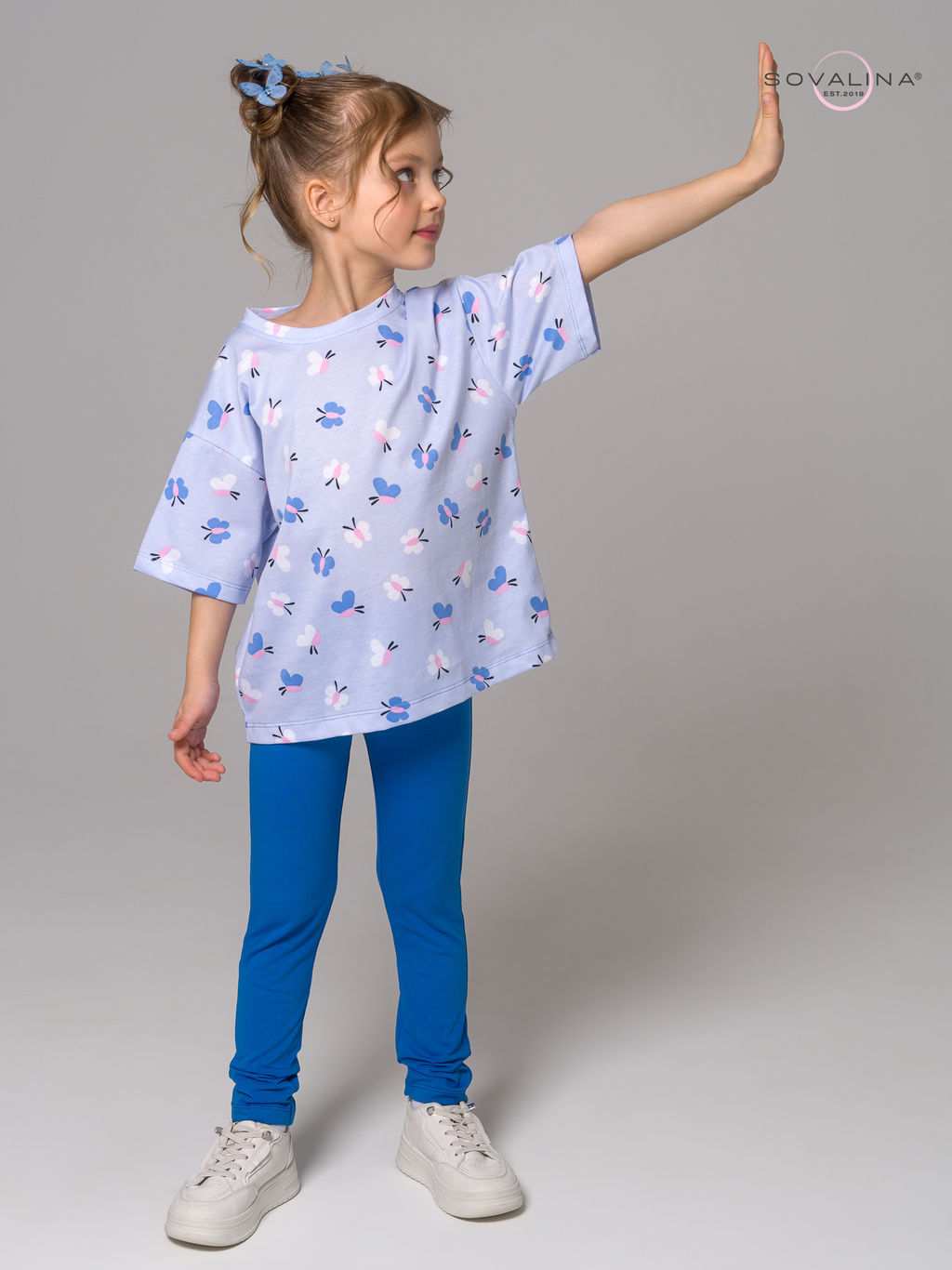 Костюм Мун синие бабочки-голубой - Sovalina фото 12