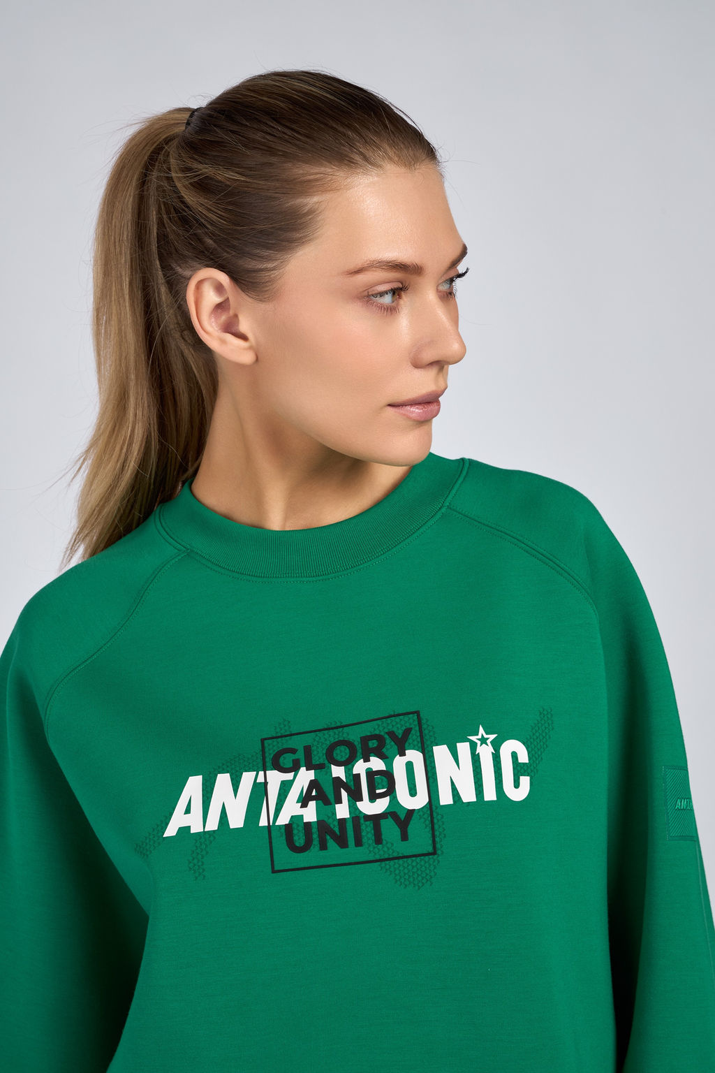 Свитшот Зеленый - Anta фото 5