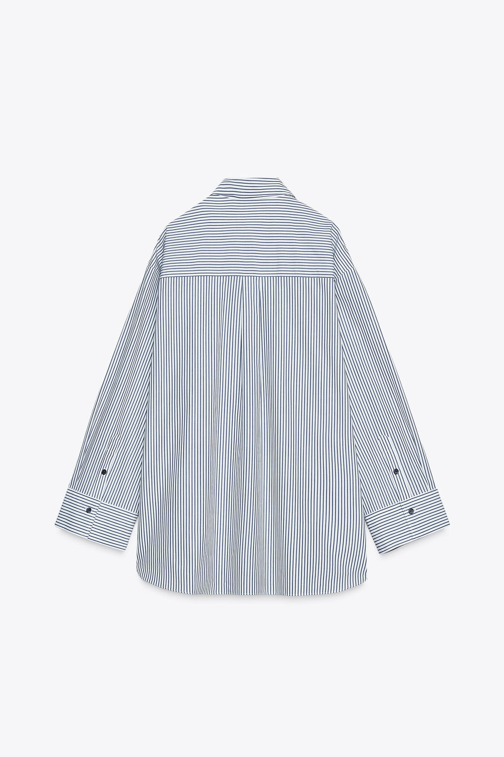 STRIPED POPLIN SHIRT ZW COLLECTION - Zara фото 8