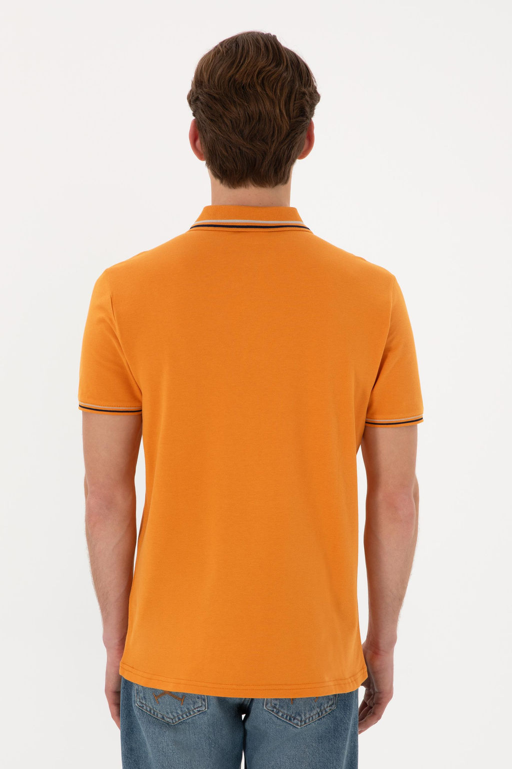 Erkek Kiremit Basic Ti__rt Sepette S_rpriz _ndirim - U.s. polo assn фото 6