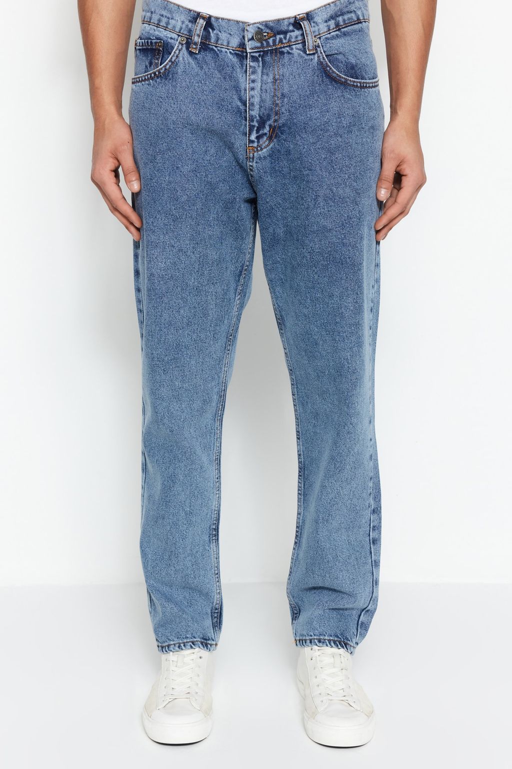 TRENDYOL MAN Mavi Relax Fit Jeans Kot Pantolon TMNSS22JE0227