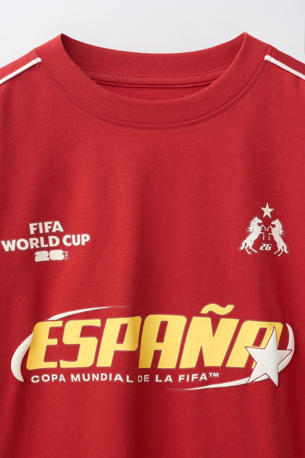 CAMISETA ESTAMPADO ESPA?A FIFA WORLD CUP  2026 / Rojo