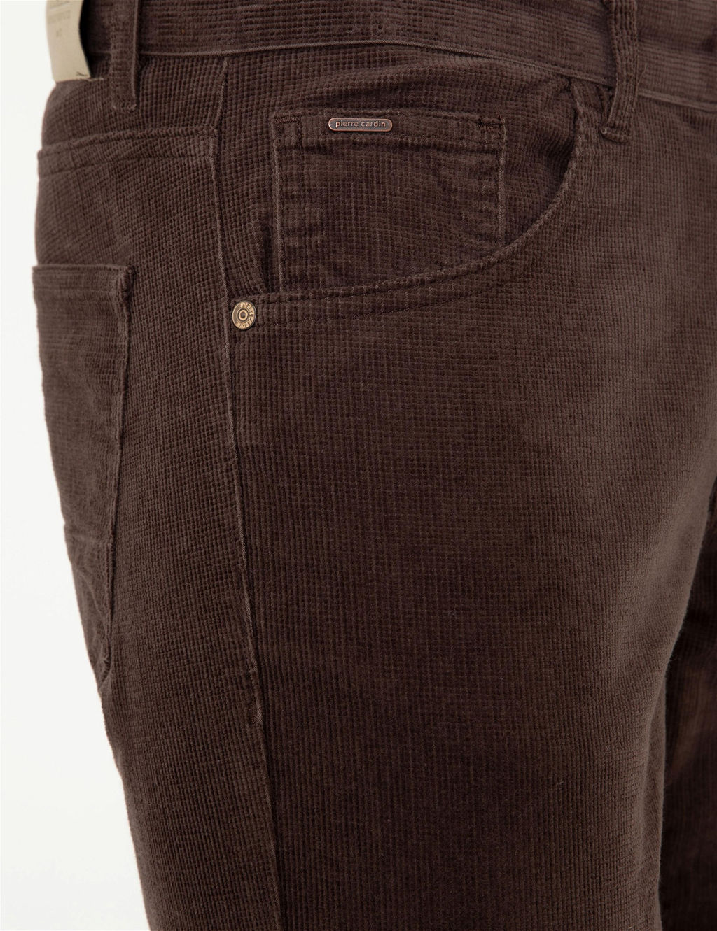 A__k Kahverengi Slim Fit Kanvas Pantolon - Pierre cardin фото 5