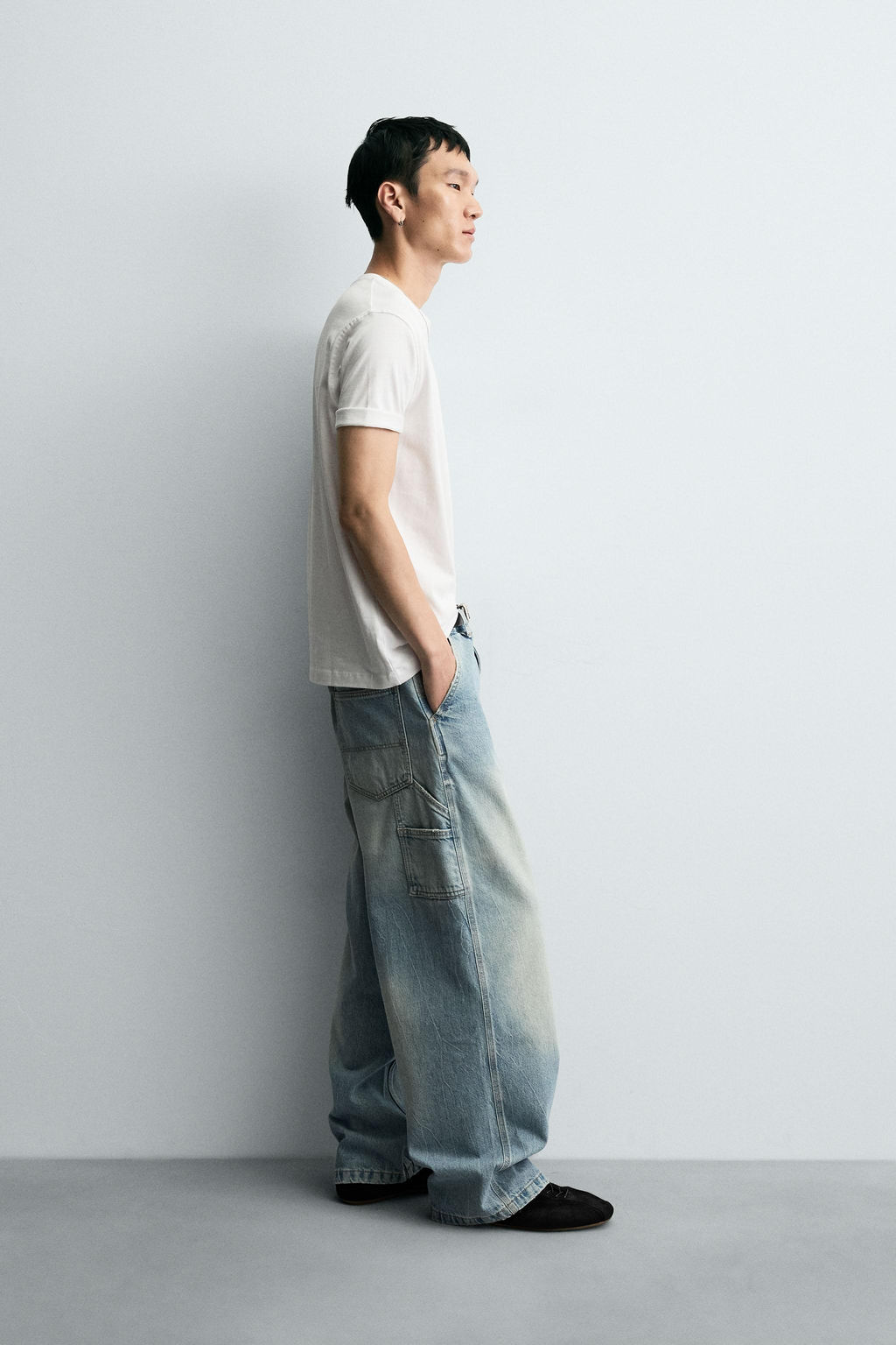 WIDE BAGGY FIT JEANS - Zara фото 4