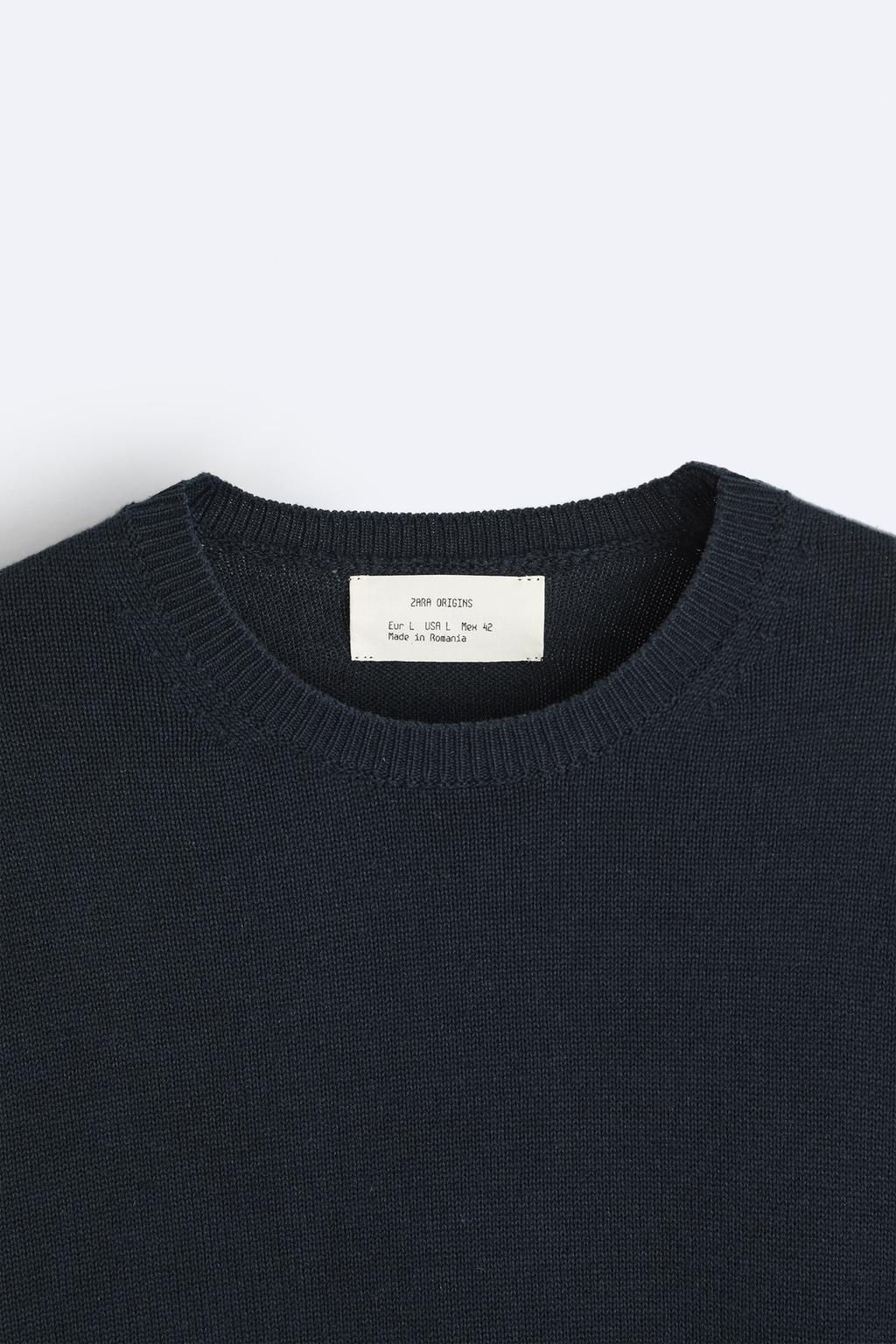 COTTON - LINEN SWEATER - Zara фото 9