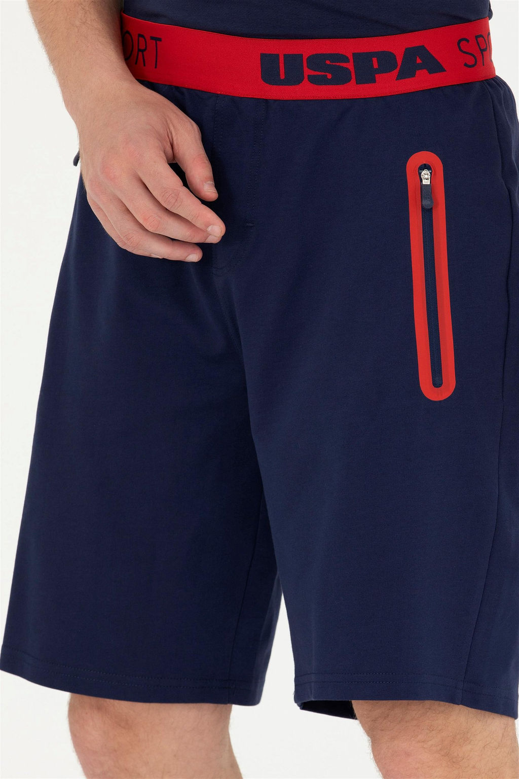 Мужские темно-синие вязаные шорты - U.s. polo assn фото 6