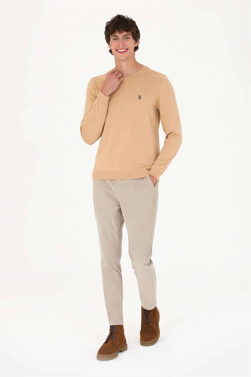 U. S. Polo Assn Мужские брюки из парусины с каменным узором - U.s. polo assn фото 3