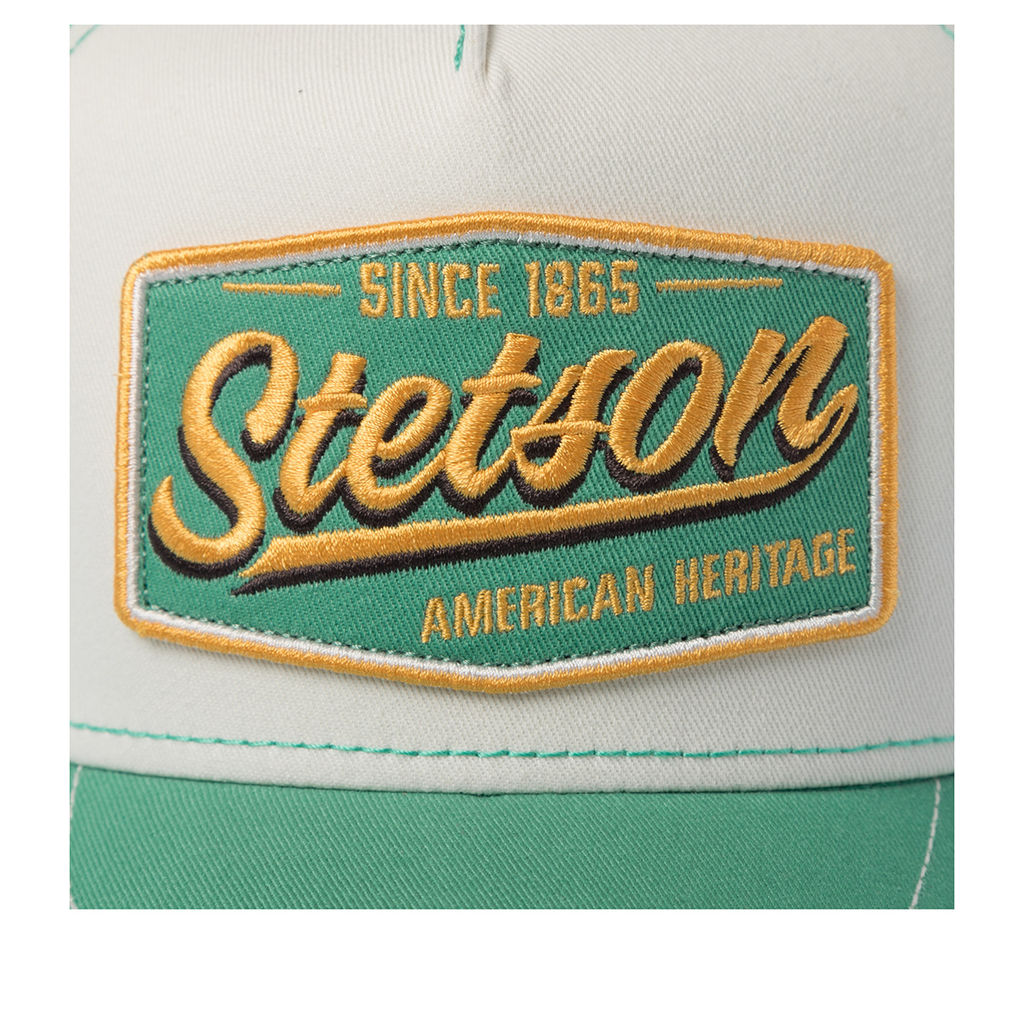 Бейсболка STETSON арт. 7761122K TRUCKER CAP VINTAGE (мятный / белый)  фото 4