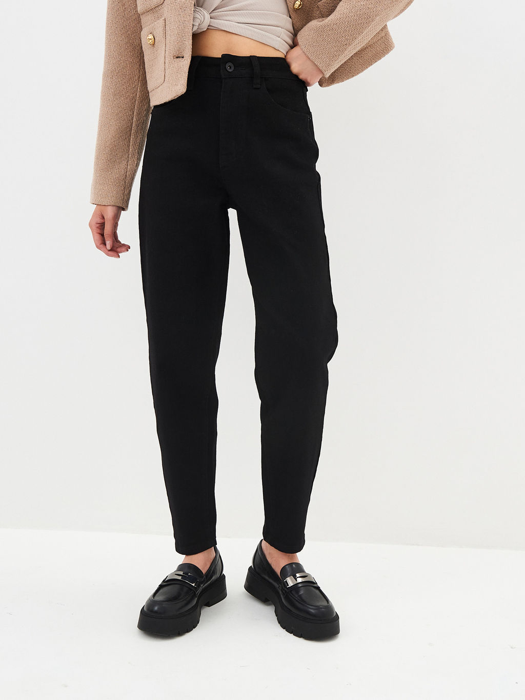 Женские джинсы mom fit с высокой посадкой - Mossmore фото 11