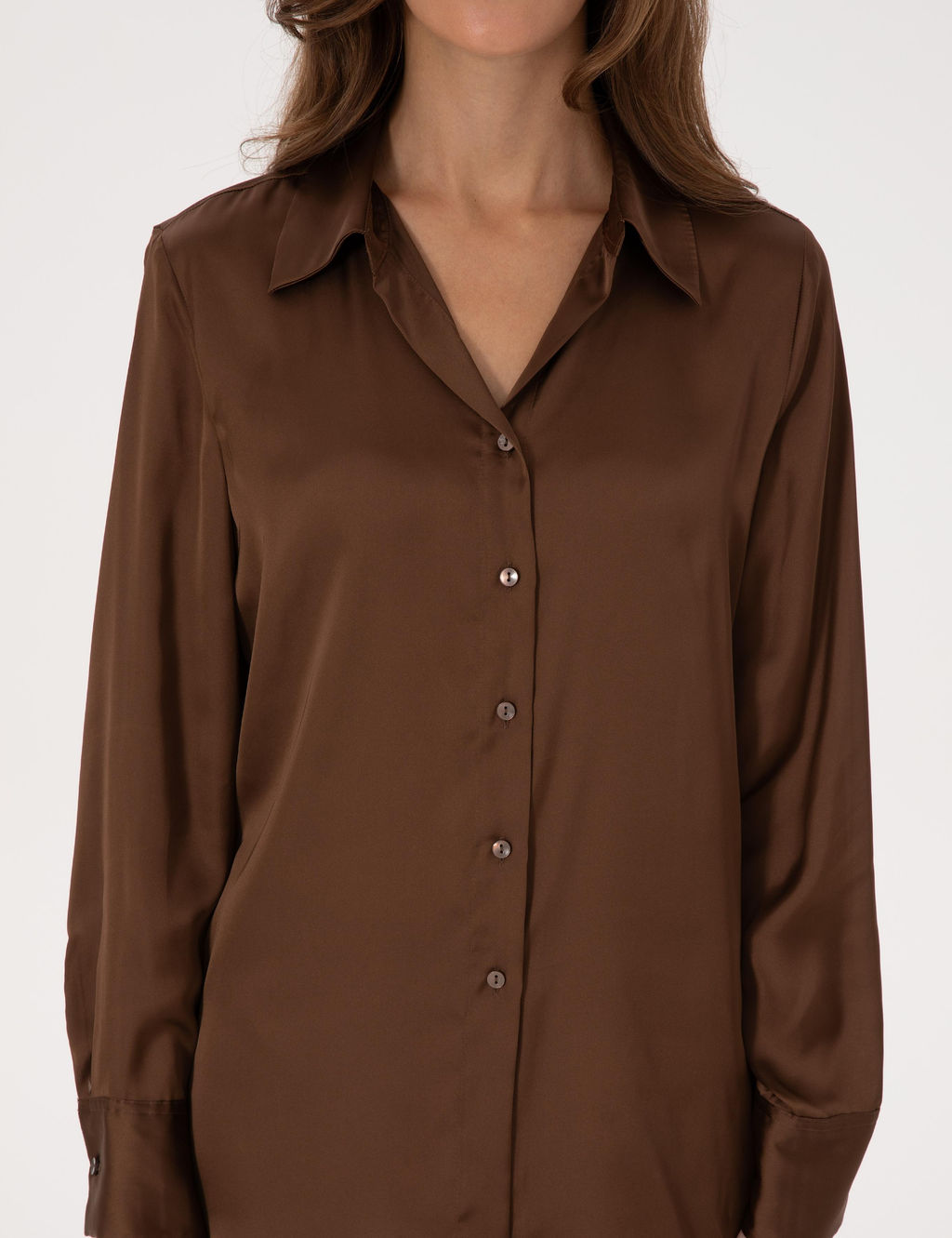 Kahverengi Regular Fit Uzun Kollu G_mlek - Pierre cardin фото 7
