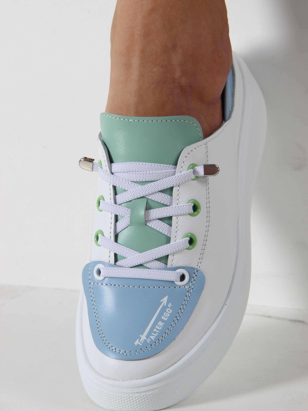 Кеды EDART 163.LusiR2 w.Белый-голубой-мята - Ed'art фото 12
