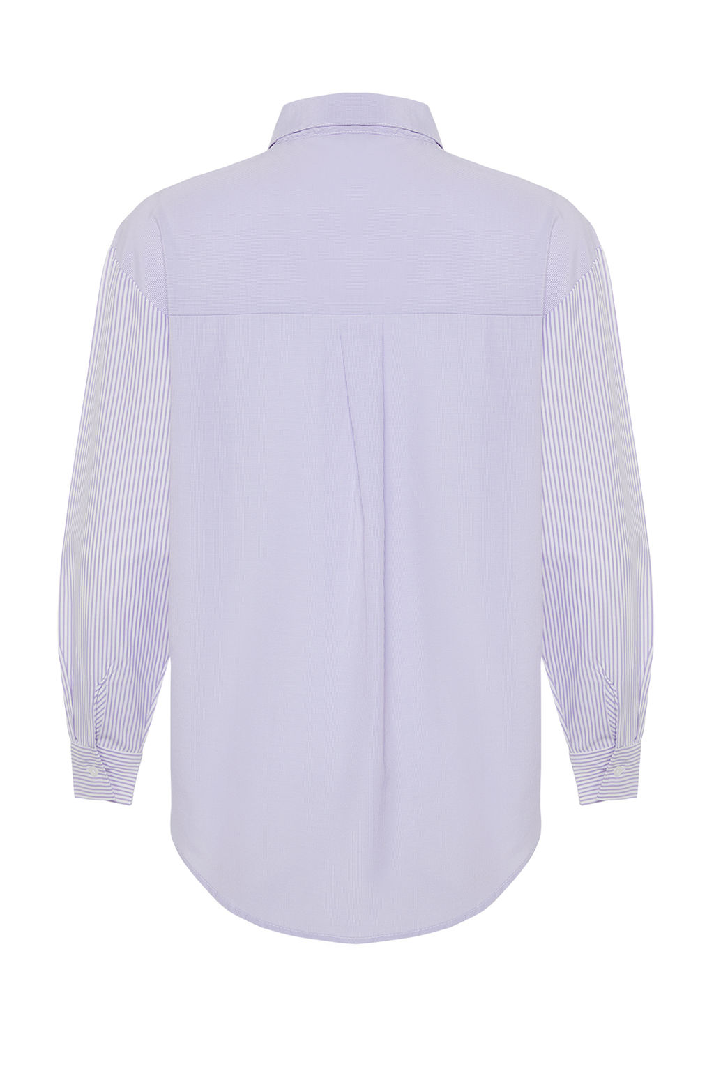 TRENDYOLMILLA Beyaz Loose Fit Pamuklu Dokuma Gomlek TWOAW20GO0107 фото 8