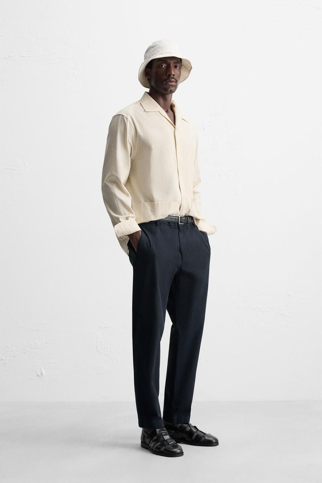 TWILL CHINO TROUSERS - Zara фото 13