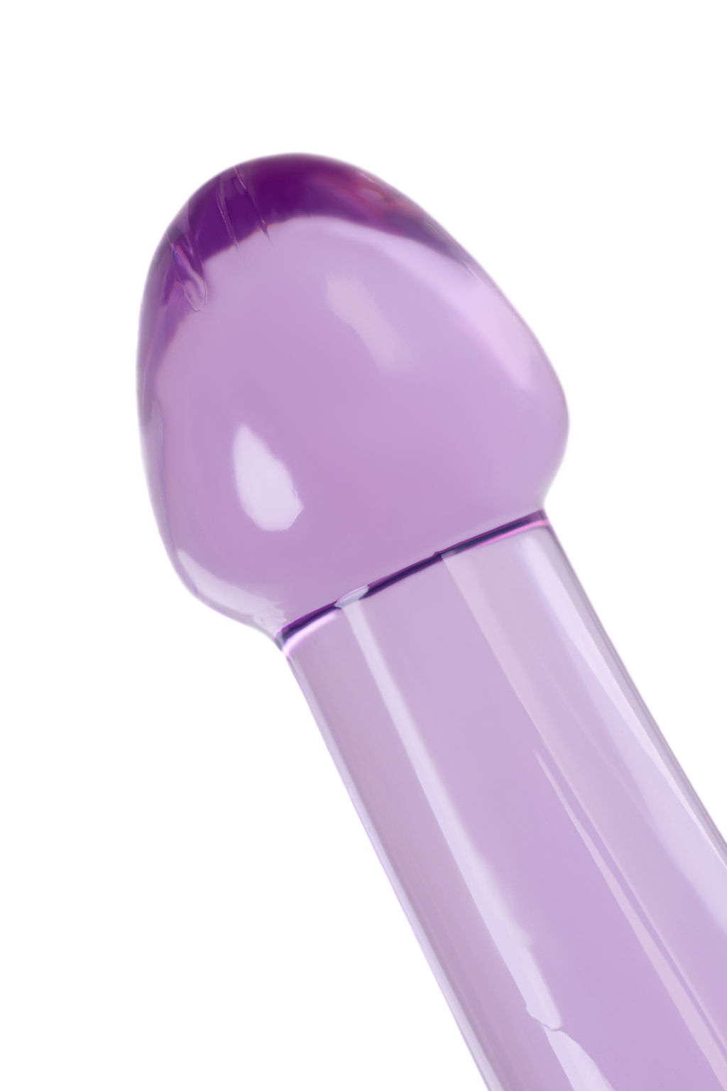 Нереалистичный фаллоимитатор TOYFA Basic Jelly Dildo S, TPE, фиолетовый, 15,5 см