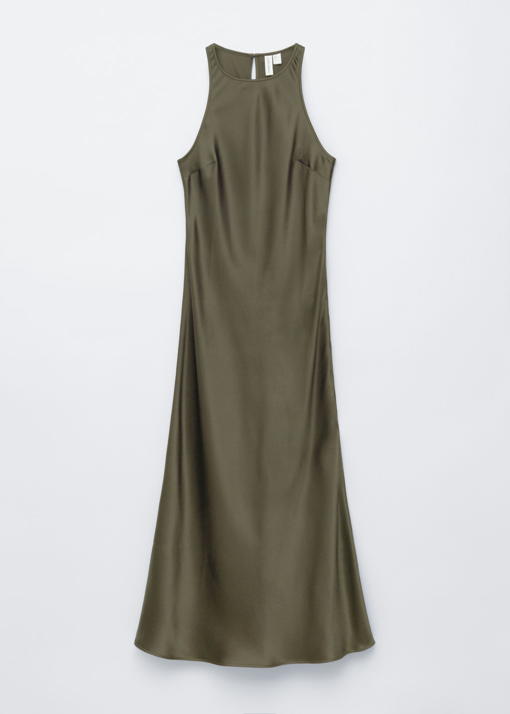 Vestido midi de sat?n sin mangas - H&m фото 3