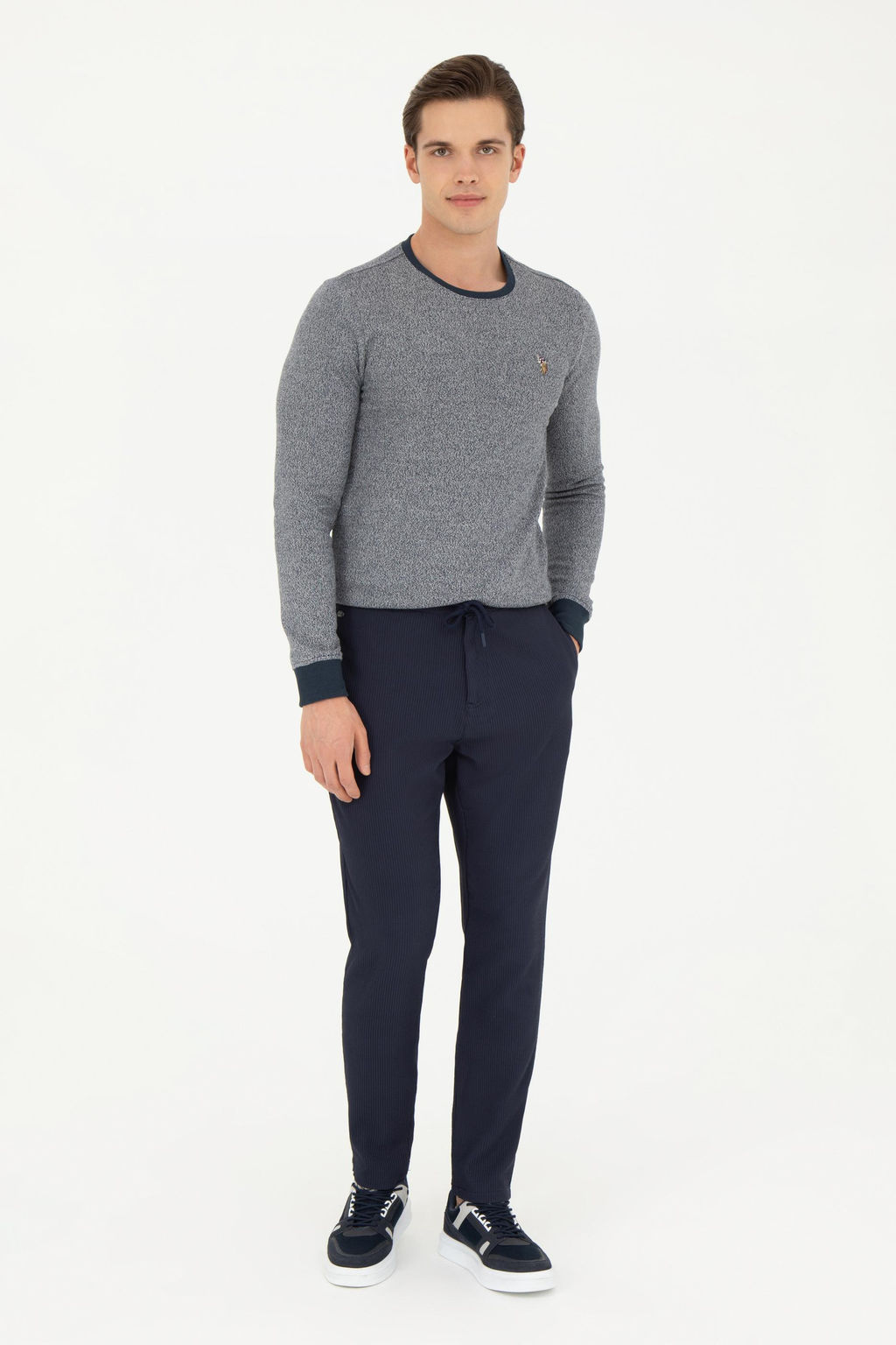 U. S. Polo Assn / Мужские темно-синие брюки из плотной ткани - U.s. polo assn фото 10