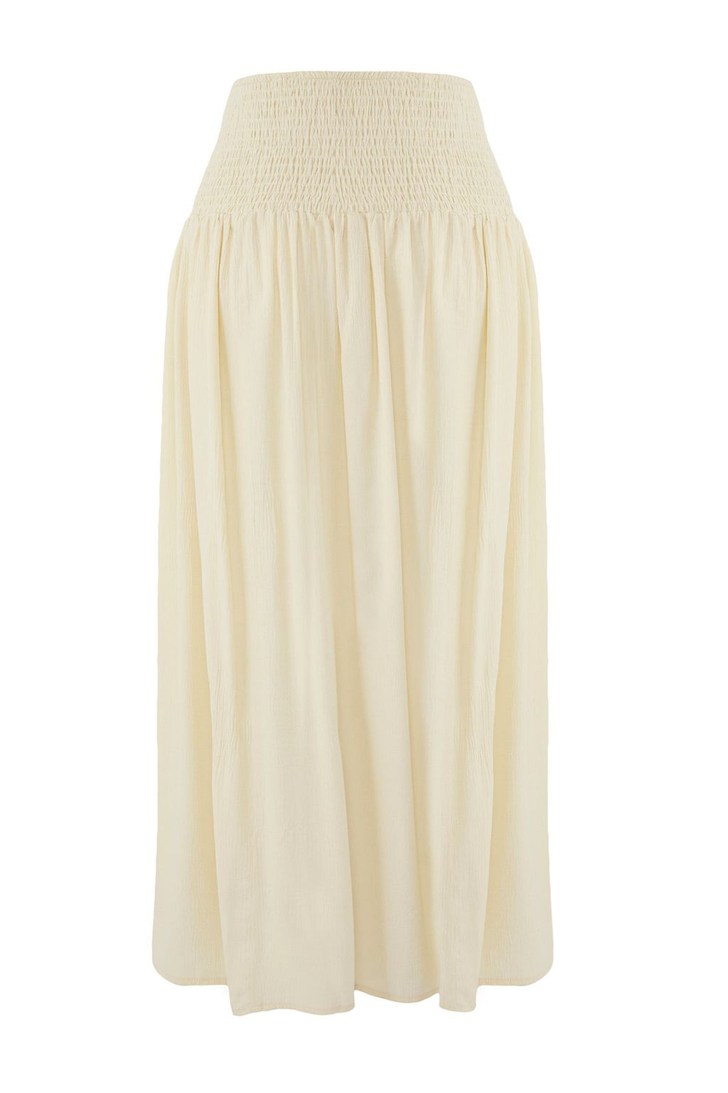 TRENDYOLMILLA Ekru Maxi Dokuma Plaj Etek TBESS25ET00012  фото 6