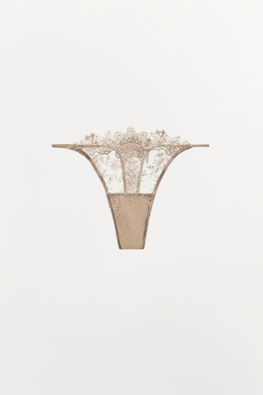 TANGA ENCAJE / rosa claro - Zara фото 4