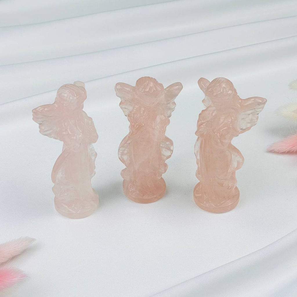 Ангел из мадагаскарского Розового кварца
