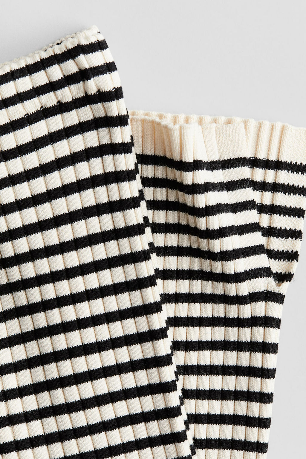 Pantalon acampanado en punto de canale - H&m фото 2