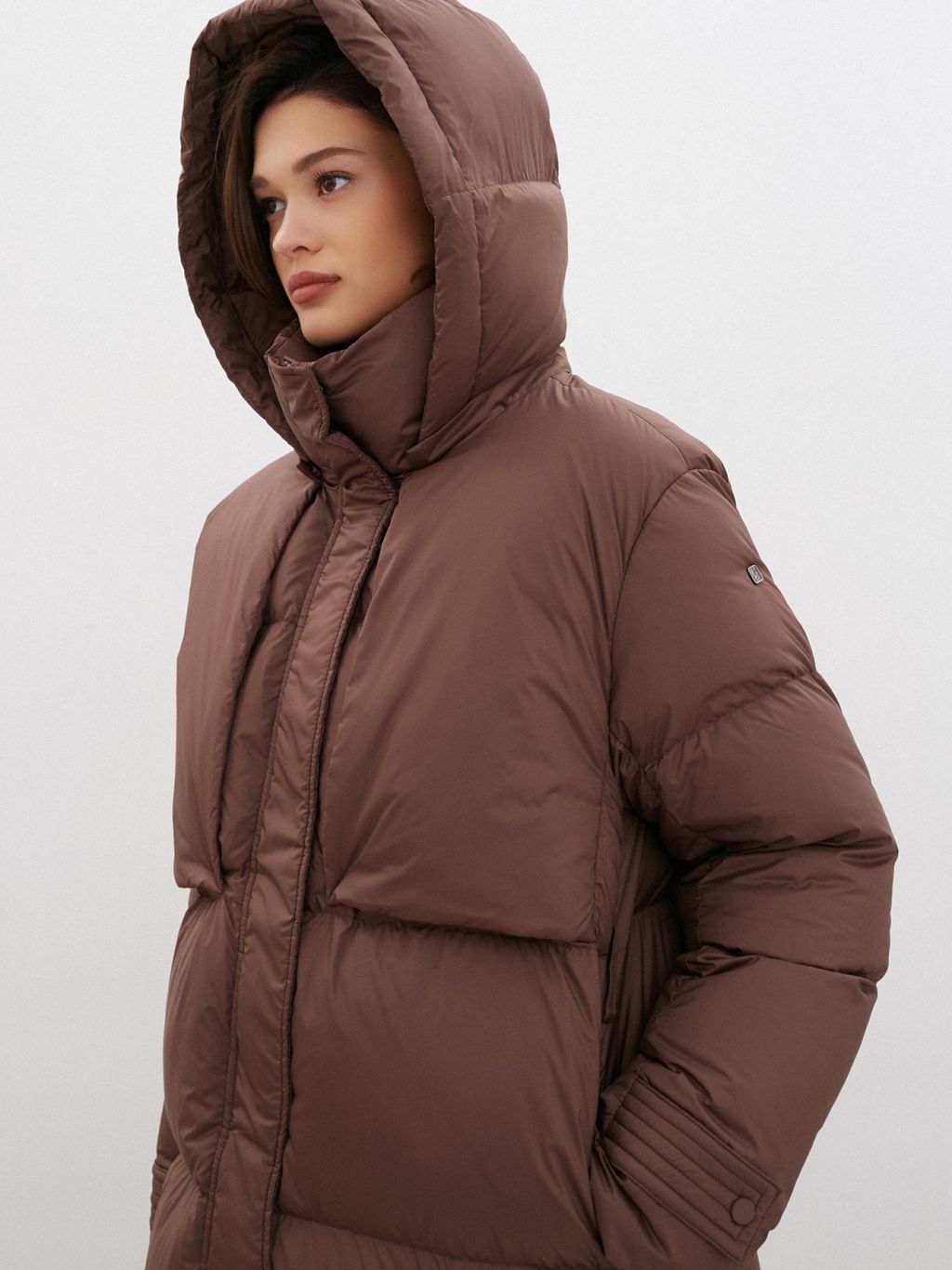 Conso/WDL 220543 - coffee Пуховое Пальто  фото 3