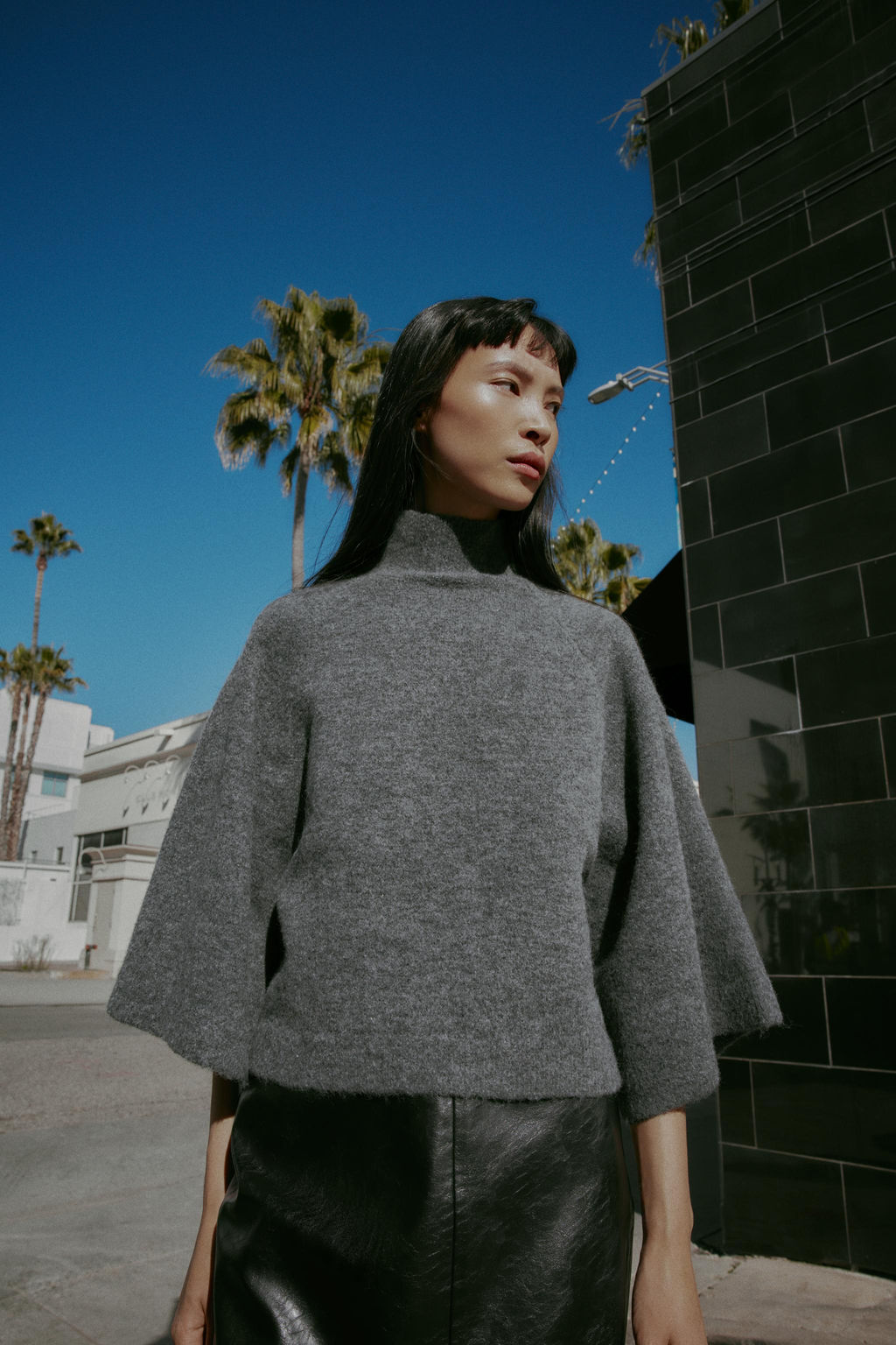 JERSEY PUNTO MANGA ANCHA / Gris vigor? - Zara фото 3