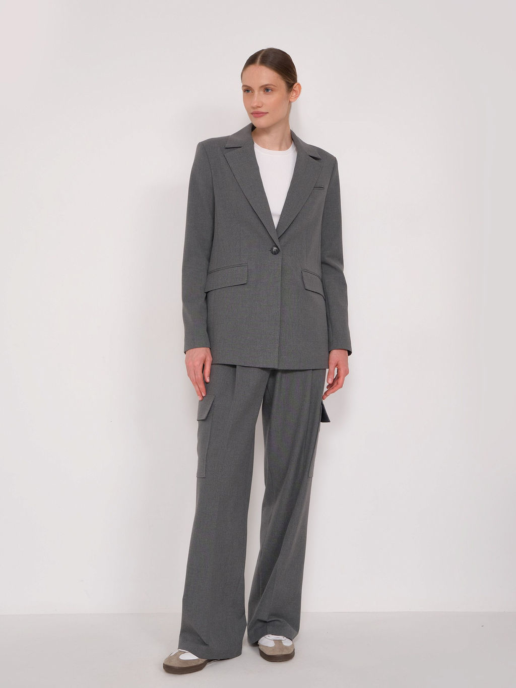 Жакет прямого кроя ML710/aber - Emka фото 2