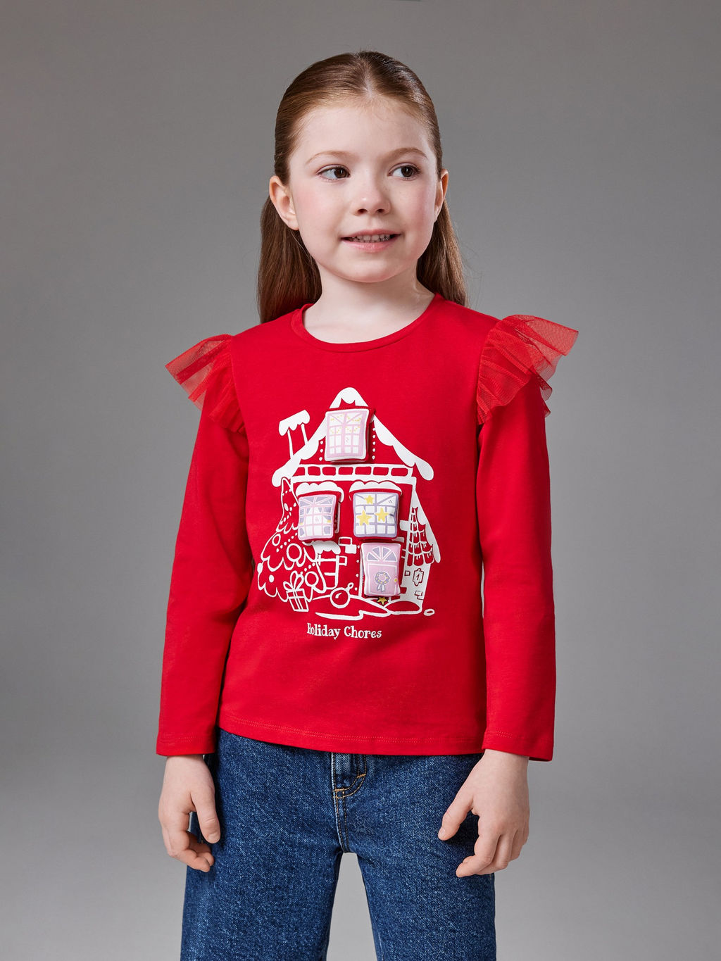 ACOOLA / Джемпер детский для девочек Argo красный