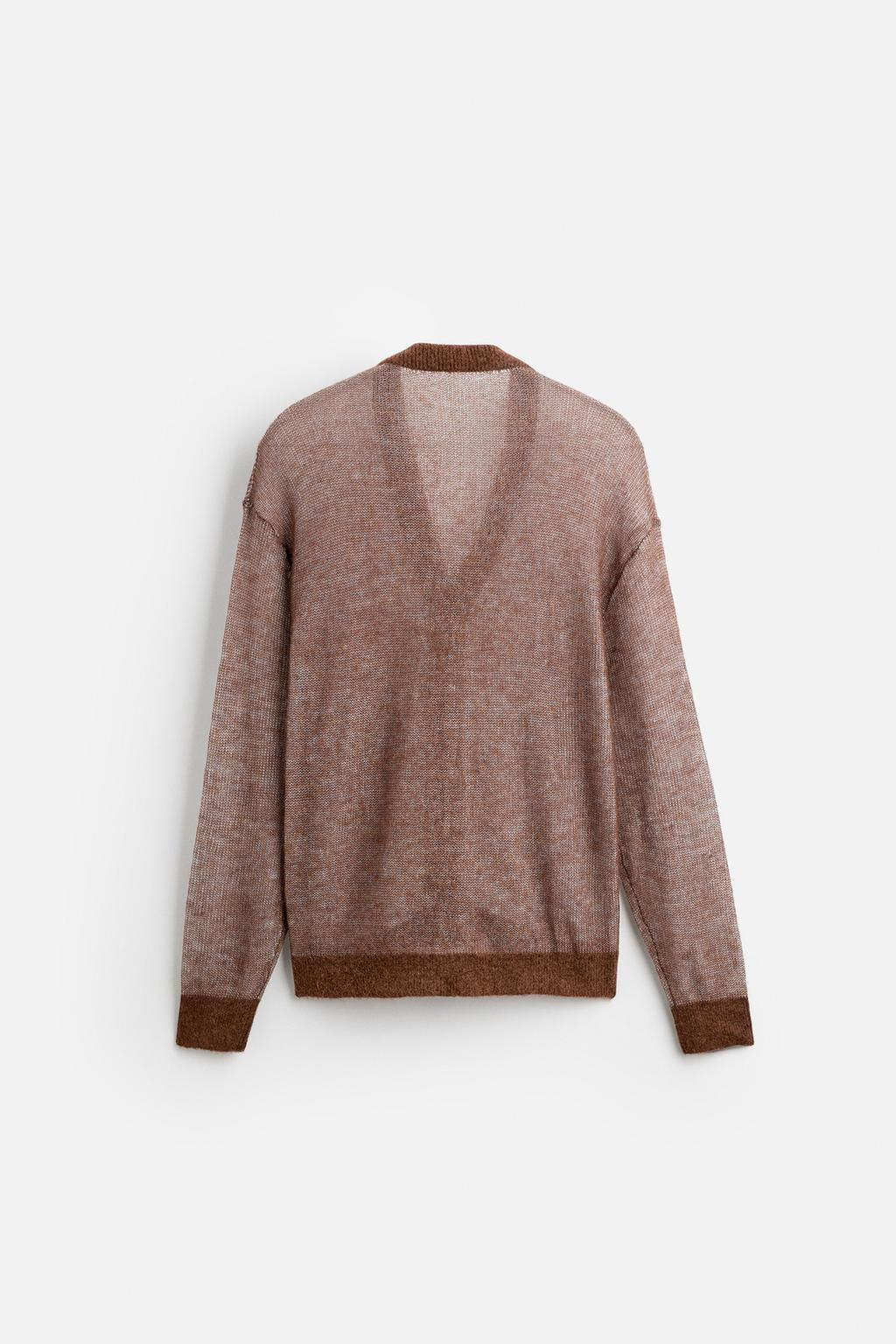 CONTRAST CARDIGAN - Zara фото 8
