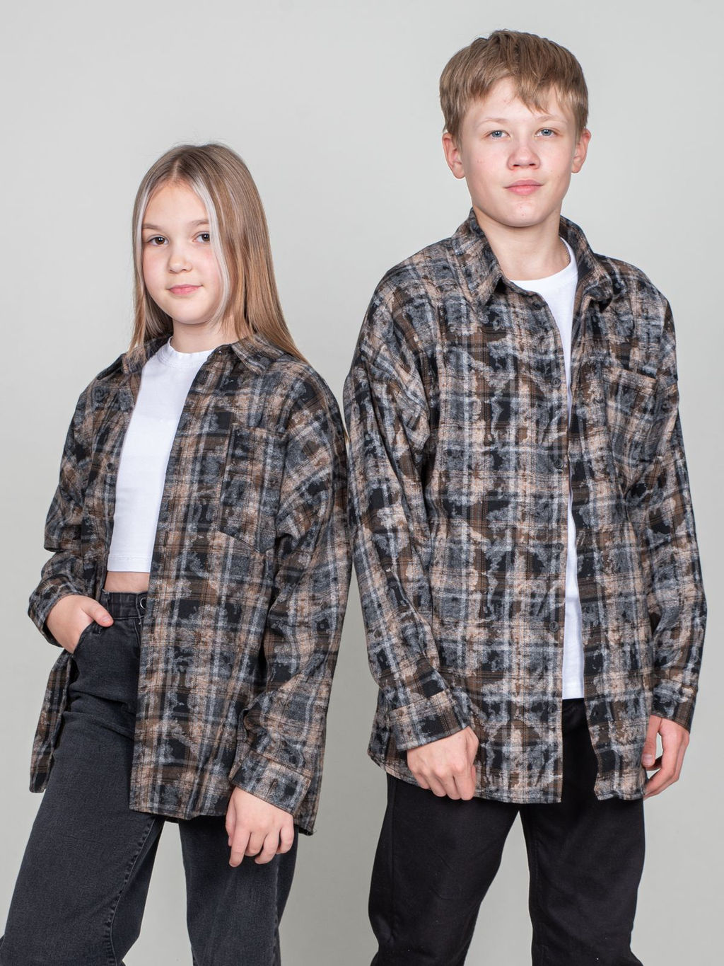 Рубашка 6510 т.синяя клетка 950 Be Friends  фото 10