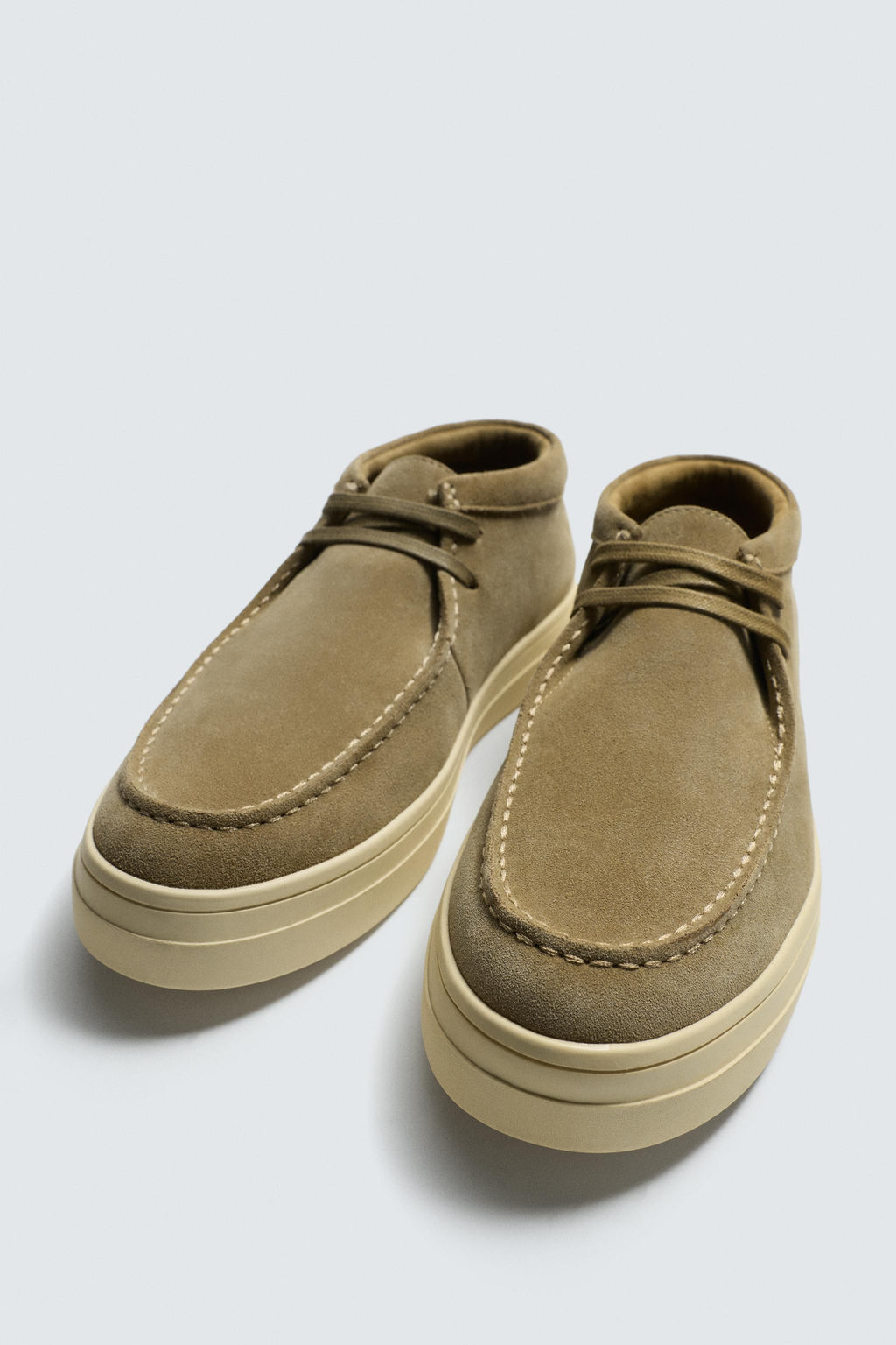 ZAPATO PIEL BORD?N / Beige - Zara фото 5