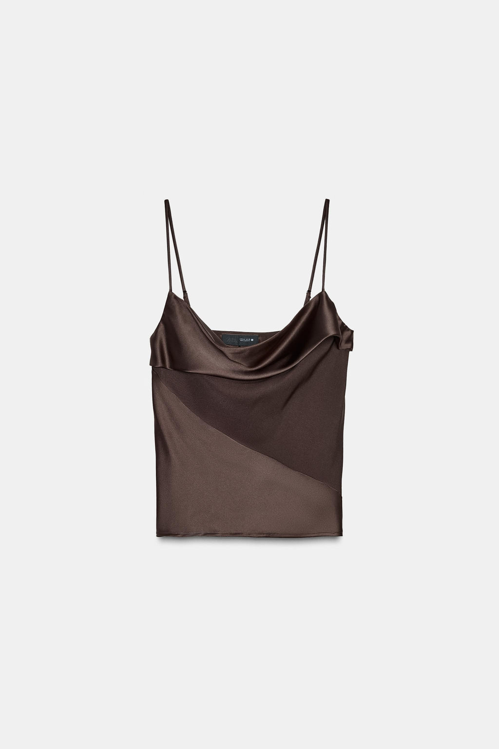 SATIN TRIM CAMISOLE TOP - Zara фото 19
