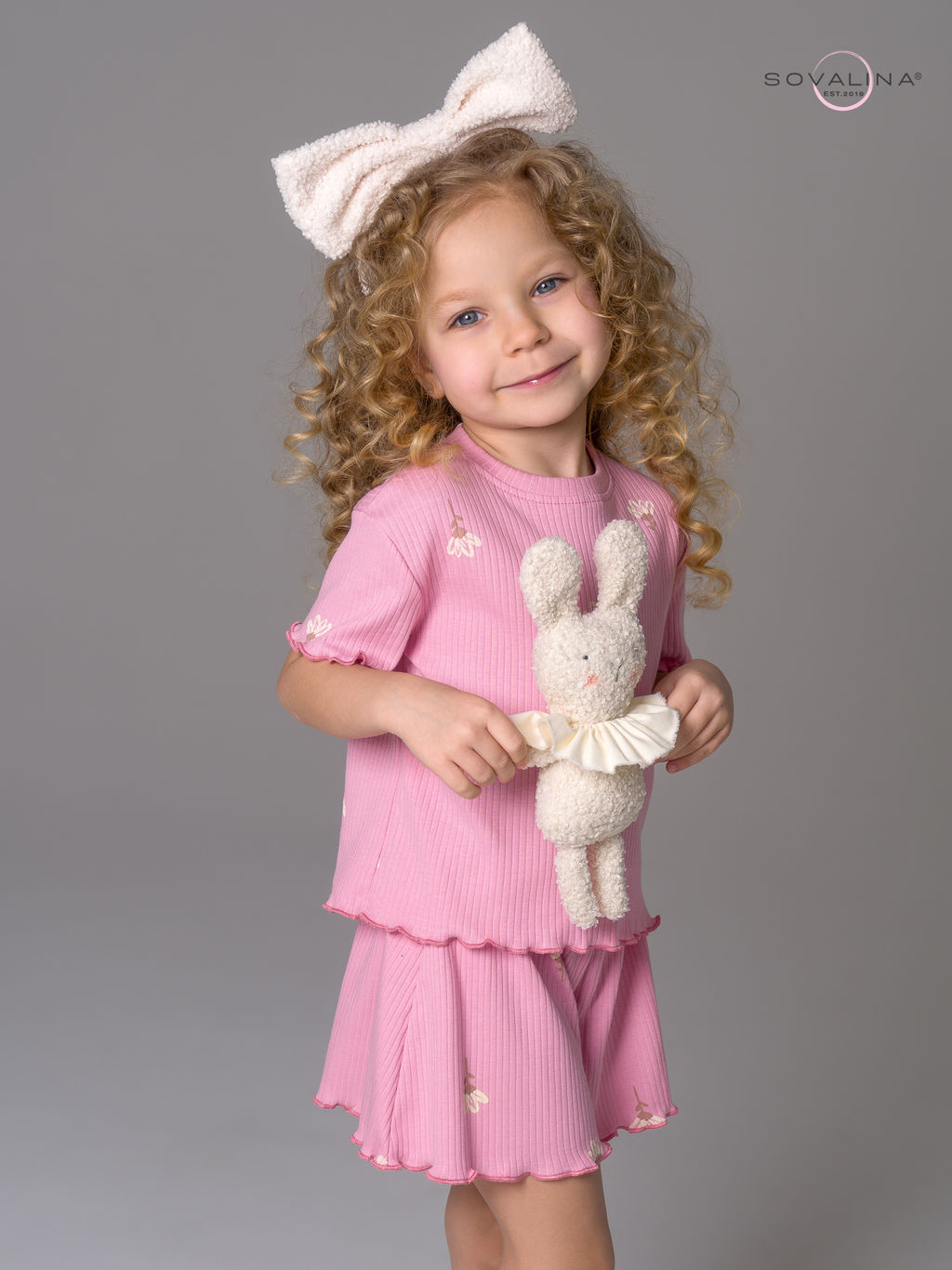 Пижама Элли астра на пудре - Sovalina фото 14