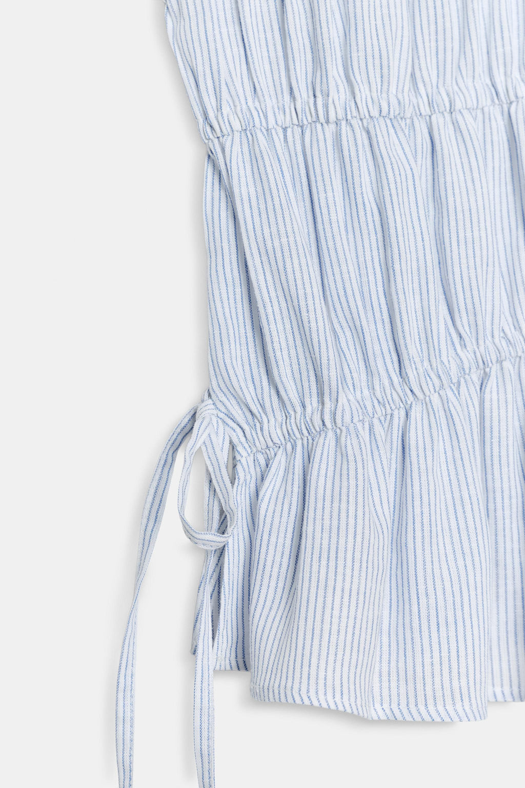 TOP EL?STICO RAYAS / Azul / Blanco