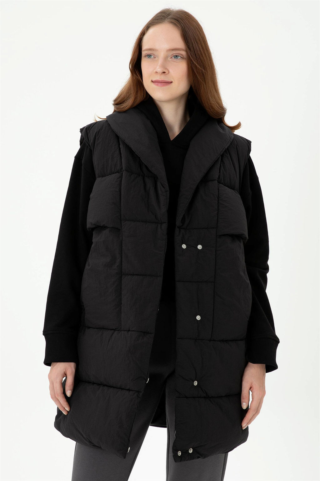 Женский черный жилет Неожиданная скидка в корзине - U.s. polo assn фото 3