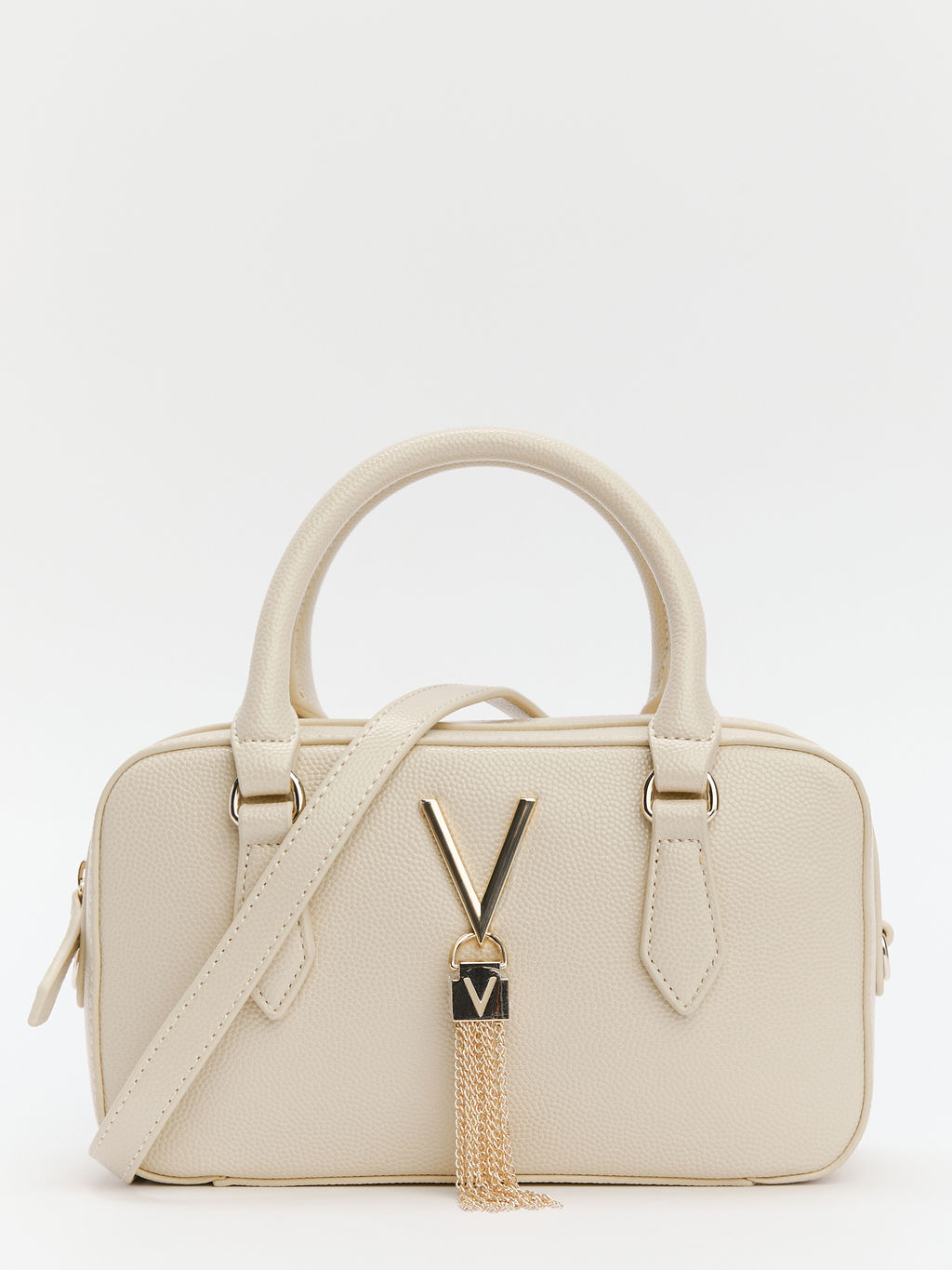 Женская сумка с ручками VALENTINO DIVINA Артикул 4070956, молочно-бежевый фото 2