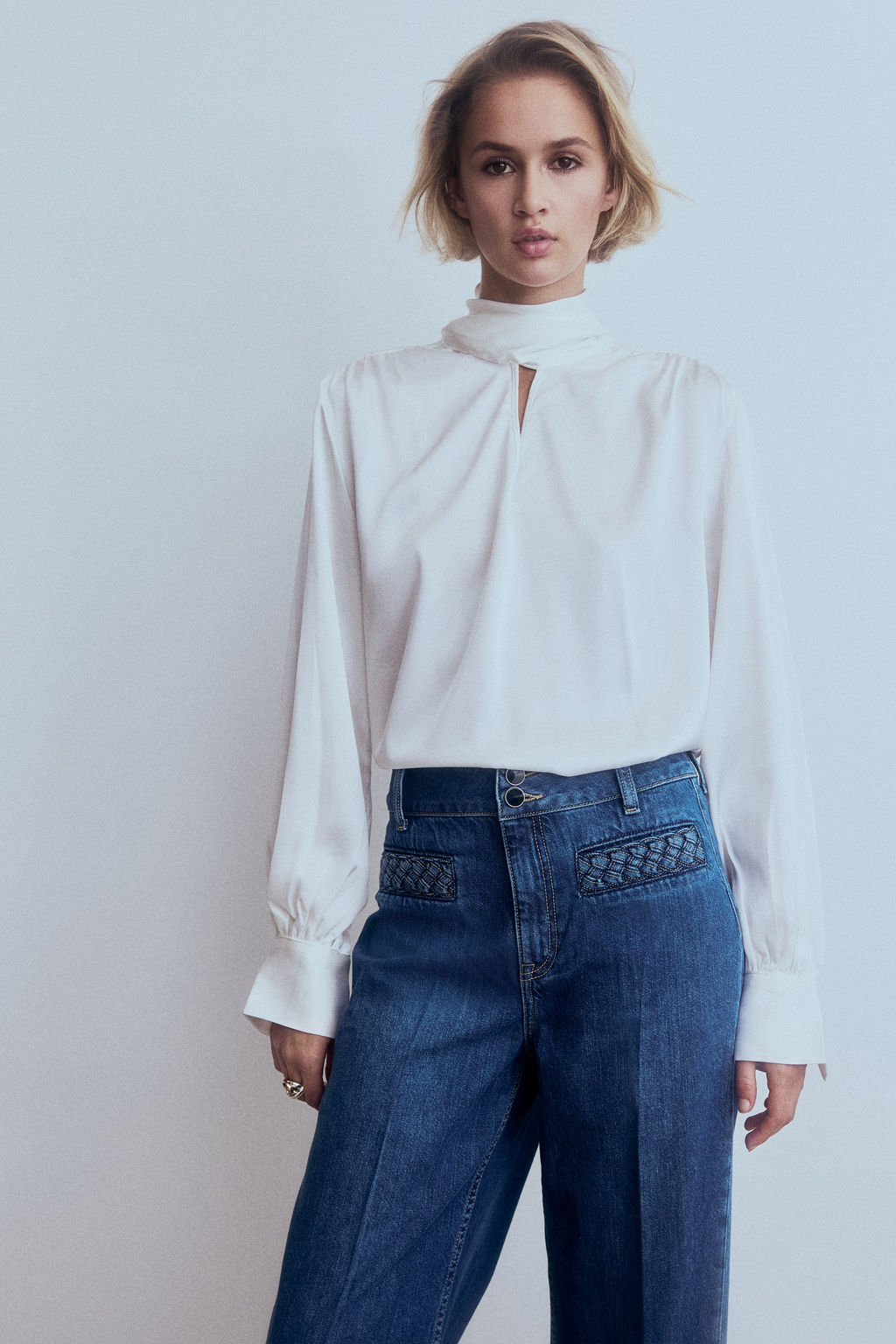 Wide High Jeans - H&m фото 8