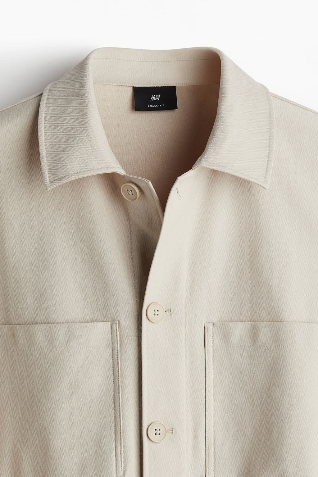 Sobrecamisa de sarga Regular Fit - H&m фото 9