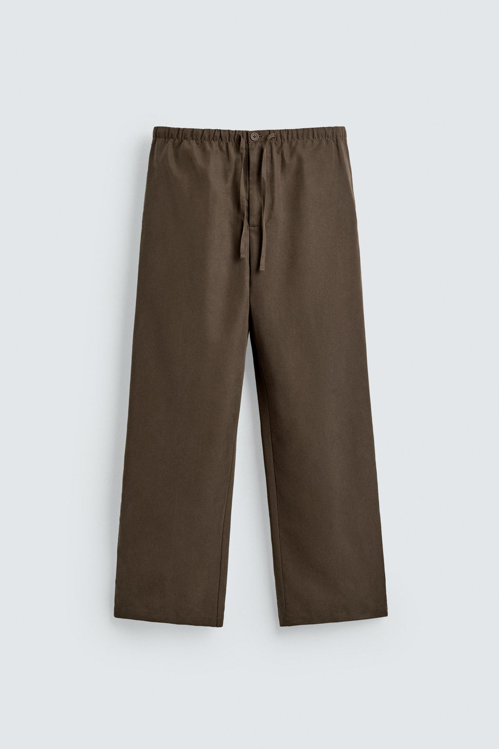 PANTAL?N FLUIDO WIDE FIT / Khaki - Zara фото 7