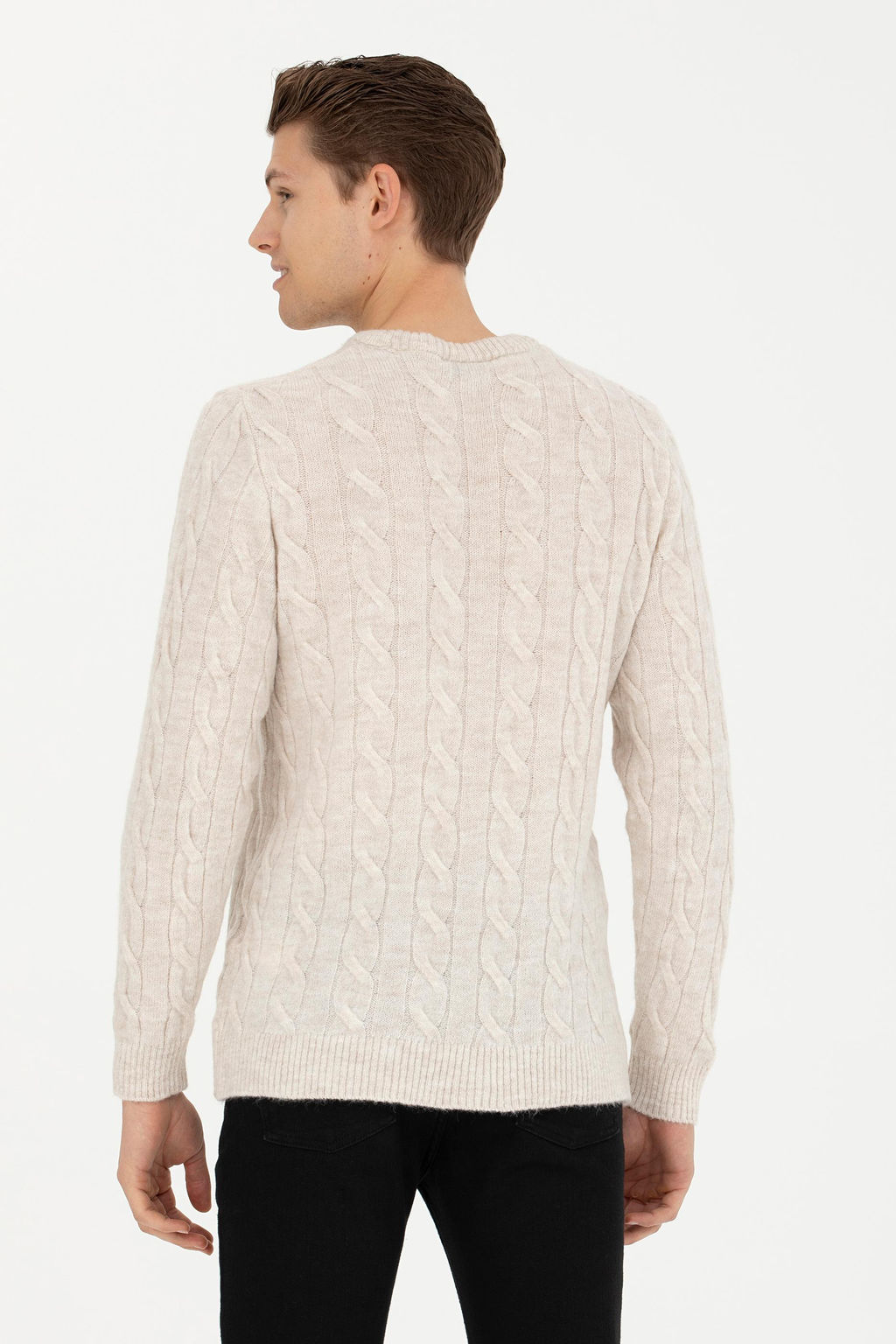 Мужской свитер из каменного меланжа - U.s. polo assn фото 19