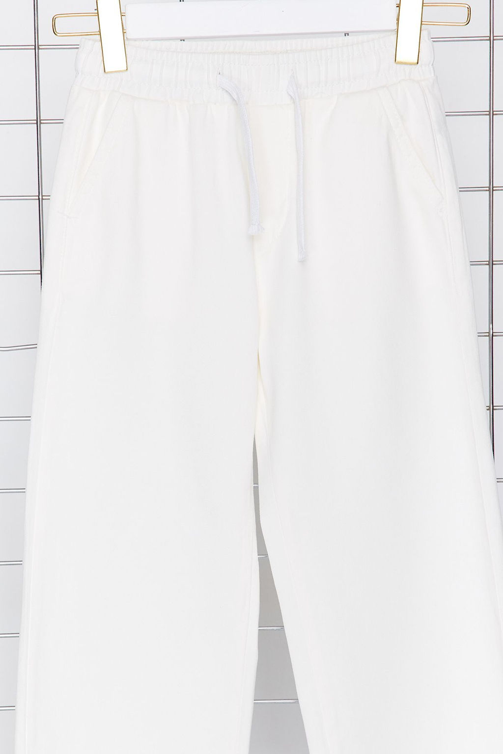 Fusya K?z Cocuk Pamuklu Beli Lastikli Pantolon Jean TKDSS24PL00002 - Trendyolmilla фото 13