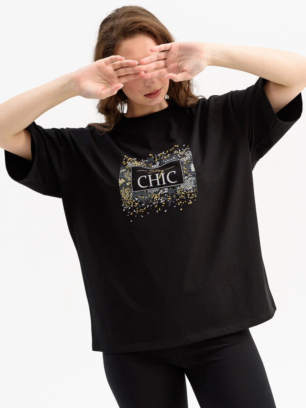 94% хлопок Футболка женская Оверсайз.Шик - Оптима фото 3